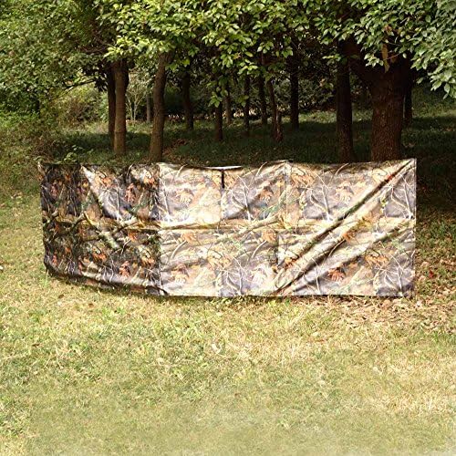 Hunting Equipment 360 * 90cm Desert Digital Camouflage Hunting Ground Blind for Camping Military Hunting Shade Cloth Ground Blinds