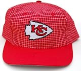 NFL Kansas City Chiefs Red Checker Snapback Cap Hat