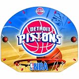 NBA Detroit Pistons High Definition Clock ? Backboard Shaped