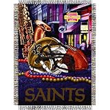 New Orleans Saints NFL Woven Tapestry Throw (Home Field Advantage) (48"x60")
