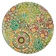Zak Designs Eden Floral 11-Inch Melamine Dinner Plate