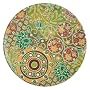 Zak Designs Eden Floral 11-Inch Melamine Dinner Plate