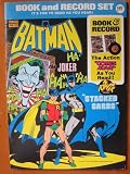 Batman Book and Record Set. Stacked Cards by Neal Adams