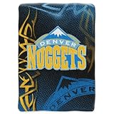 Denver Nuggets NBA Royal Plush Raschel Blanket (800 Series) (60