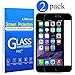 [2 Pack] iPhone 6s Plus Screen Protector, Auto Defend [Full Screen Anti-Scratch][0.2mm Ultra Thin] [Bubble Free] Tempered Shatterproof Glass Screen Protector Only for iPhone 6s/6 Plus 5.5
