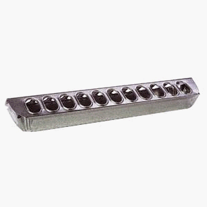 Miller Mfg. 9822 Galvanized Slidetop Poultry Feeder