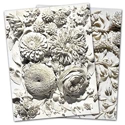 English Trompe l'oeil - Box Set of 12 Assorted Greeting Cards and Patterned Envelopes