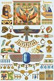 Art Poster, Egyptian Jewelry - 18.75 x 27.5