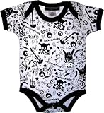Review Rock your Baby  / RYB Fabric Blk/WhtShort Sleeve Bodysuit