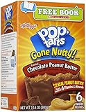 Kellogg's Pop-Tarts Gone Nutty Toaster Pastries - Chocolate Peanut Butter - 10.5 oz - 6 ct