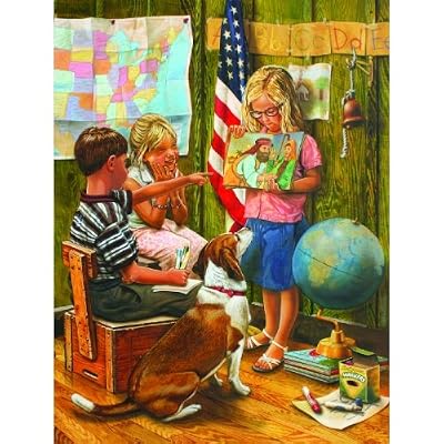 Playing School 300pc Jigsaw Puzzle by Doug Knutson