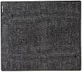 modern-twist Silicone Placemat, Linen Pattern, Black on Grey