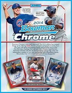 2014 Bowman Chrome Baseball Jumbo 8-Box Case (Presell)