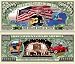 Set of 10 Bills-Country Western Bill Million Dollar Bill