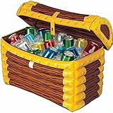 Inflatable Treasure Chest Cooler (holds apprx 48 12-Oz cans) Party Accessory  (1 count) (1/Pkg)
