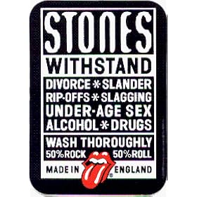 Rolling Stones - Withstand Divorce, Slander, Rip-offs & More. - Rectangle Sticker / Decal