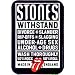 Rolling Stones - Withstand Divorce, Slander, Rip-offs & More. - Rectangle Sticker / Decal