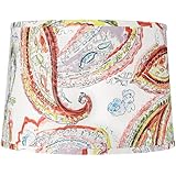 Blurred Paisley Drum Lamp Shade 14x16x11 (Spider)