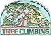 TREE CLIMBING - Iron On Embroidered Patch/Sport, Fun, Games, Competition