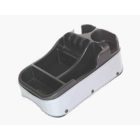 Clutter Catcher Universal Floor Console - Taupe Console