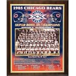1985 Chicago Bears Super Bowl Champions Healy Plaque