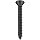 Black Oxide Alloy Steel Tamper Resistant Sheet Metal Screw, USA Made, Flat Head, Tamper Resistant Pin-In-Star Drive
