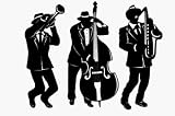 Jazz Trio 18" Silhouette Cut Outs 3 Per pack