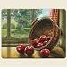 APPLE red GLASS CUTTING BOARD Kitchen HOME Decor NEW