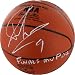 Tony Parker Autographed Finals MVP 07 Inscription Leather Basketball