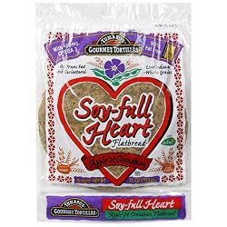 Tumaro's Soy-full Heart 8-Inch Flatbread, Wheat, Apple N' Cinnamon, 11-Ounce Packages (Pack of 6)