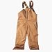 Work Uniforms - Dickies Men's Insulated Bib Overall, Brown Duck, Medium-Regular