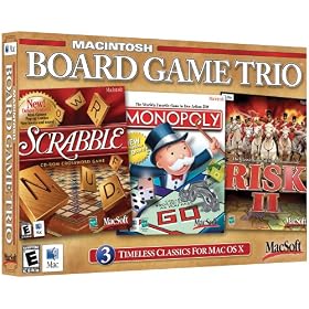 Board Game Trio for Mac: Risk 2,Monopoly and Scrabble by Destineer