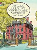 Historic Houses of New England Coloring Book (Dover Coloring Book)