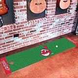 Fan Mats 9042 MLB - Cleveland Indians 18" x 72" Putting Green Mat