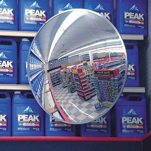 Indoor/Outdoor Acrylic Convex Circular Mirror, 30" Dia.