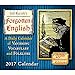 Forgotten English 2017 Daily Desk Boxed Calendar