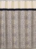 Animal Safari Kids Bathroom Fabric Bath Shower Curtain