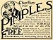 1922 Ad E. S. Givens Clear-Tone Pimple Acne Skin Care - Original Print Ad