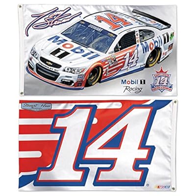 Tony Stewart Mobil 14 2 Ply Flag
