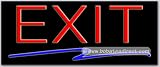 Exit Neon Sign (13H x 32L x 3D)