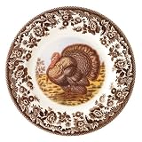 SpodeWoodlandTurkey12-PieceDinnerwareSet,Servicefor4