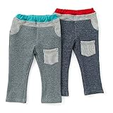 La Chiave(ラ キエーベ) 長丈パンツ (80～130cm) キムラタンの子供服 (53312x53512-163) ネイビーブルー 100