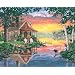 Dimensions Needlecrafts Paintworks Paint By Number, Sunset Cabin