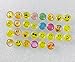 Duoduo888 Retro Smiley Face Push Pins Plastic Head Thumb Tacks Drawing Pin 50 Pcs for School ,Home , and Office Use