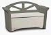 Rubbermaid Patio Storage Bench, Dark Platinum #3764
