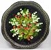Zhostovo Hand Painted Tray STRAWBERRY & LILY of the VALLEY (z1897)