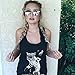 Arm The Animals Women's Catastrophe 2.0 Tank Top (Medium, Black)