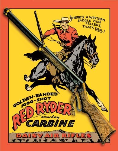 Tin Sign Daisy Red Ryder
