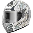 Shark Mint Men's RSF 3 Full Face Motorcycle Helmet - White/Gold/Silver / Large