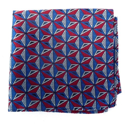 100% Silk Woven Colorful Patterned Pocket Square